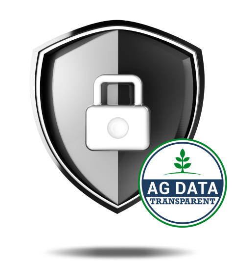 A black shield with a grey lock icon in the middle of it